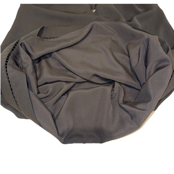 Zimmermann Ladder Size 4 Spaghetti Strap V Neck Dress Black - Picture 12 of 14